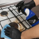 How to Remove Burnt on Grease From a Stove Top