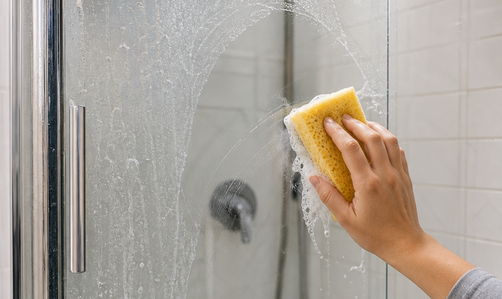 How to Remove Soap Scum From a Shower Door